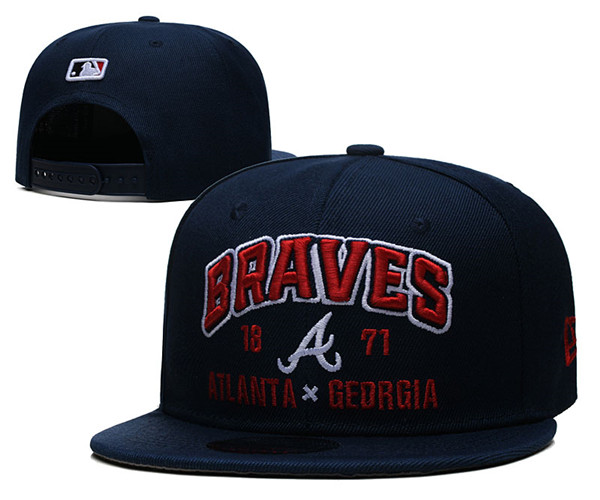Atlanta Braves Stitched Snapback Hats 0015